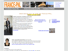 Tablet Screenshot of france-pnl-formation.com